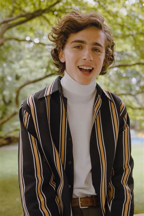 Timothée Chalamet x Vogue magazine. | Coup De Main Magazine