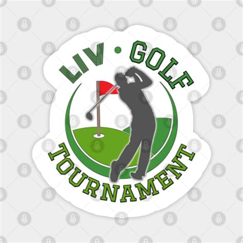 LIV Golf Tournament - Golf - Magnet | TeePublic