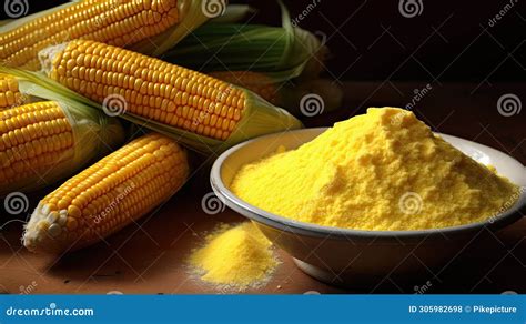 Gluten corn meal stock illustration. Illustration of corn - 305982698