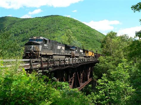 empty coal train on bridge before the hoosac tunnel: The NERAIL New ...