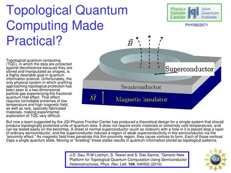 PPT - Topological Quantum Computing Made Practical? PowerPoint ...