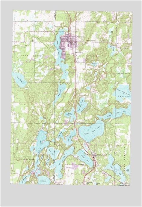 Nisswa, MN Topographic Map - TopoQuest