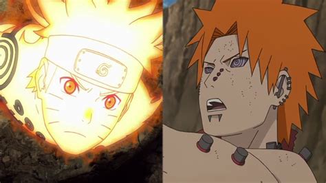 Naruto Shippuden Episode 448 Anime Review ナルト 疾風伝 - Nine-Tails Chakra Mode Naruto VS Pain! - YouTube