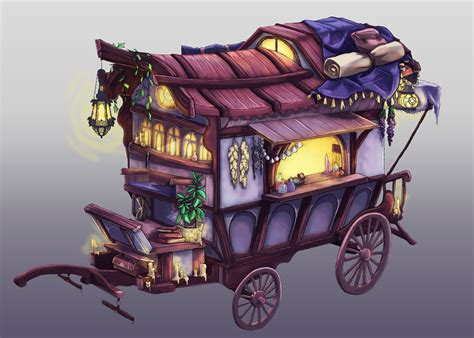 A Magical Wagon - Laurance Lionhardt's Depiction