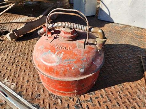 Approx 2 Gallon Metal Gas Can - Fragodt Auction and Real Estate LLC