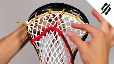 How to String a Lacrosse Head | Shooting String | Step 11 | StringKing - YouTube