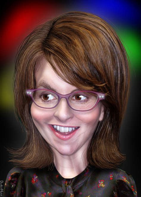 Tina Fey - Caricature | Elizabeth Stamatina Fey, aka Tina Fe… | Flickr