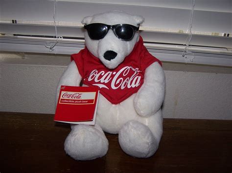 COCA COLA COLLECTIBLE PLUSH BEAR, ALL ORIGINAL W/COCA COLA SEAL & TAGS/LAST ONE | #4612231037