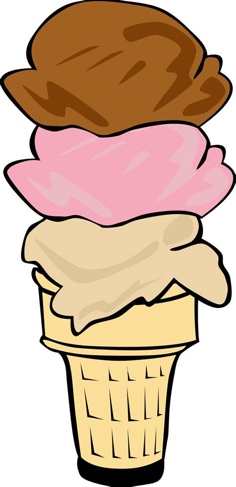 Free Ice Cream Cone Black And White, Download Free Ice Cream Cone Black And White png images ...