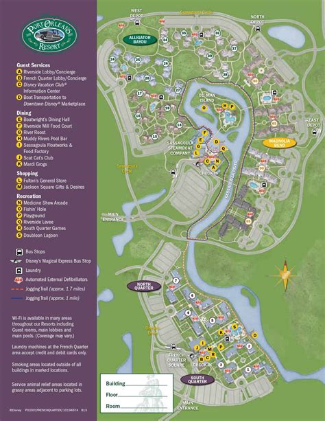 Disney's Port Orleans Riverside Resort Map • WDW Vacation Tips