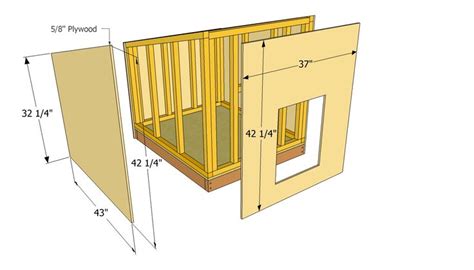 Simple DIY Dog House Plans | Dog House Plans | Dog house plans, Easy ...