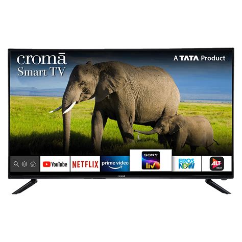 Buy Croma 124.4cm (49 Inch) 4K Ultra HD LED Smart TV (Dual Box Speakers, EL7346, Black) Online ...