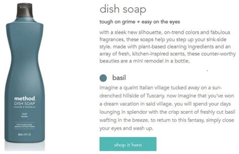 Method Dish Soap Description - Swipe File