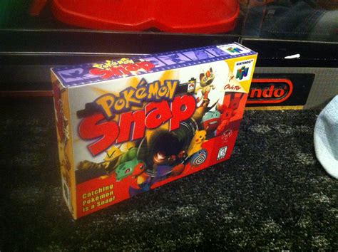 N64 Pokemon Snap boxBox My Games! Reproduction game boxes