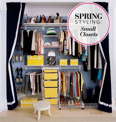 How to Live Large With a Small Closet | Small closets, How to organize your closet, Stylish storage