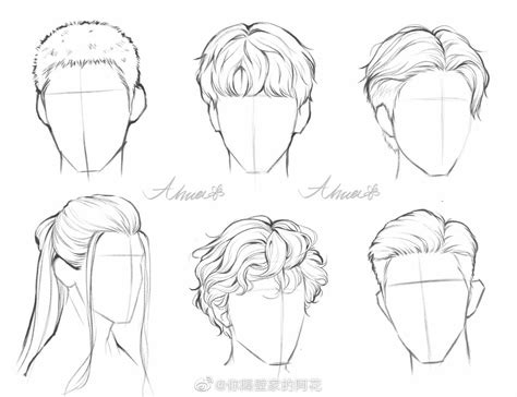 Drawing Male Hair, Guy Drawing, Figure Drawing, Drawing Hair Tutorial ...