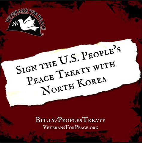 People’s Peace Treaty with North Korea | Veterans For Peace