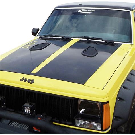 Daystar KJ71052BK Side Hood Vents for 84-01 Jeep Cherokee XJ & Comanche ...