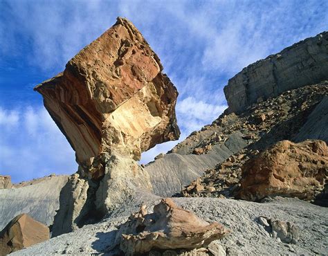 Balancing Rock Caused By Water Erosion Photograph by G. Brad Lewis - Pixels