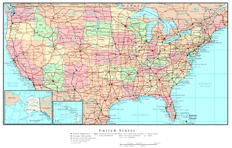 United States Road Map Printable - Free Printable Maps