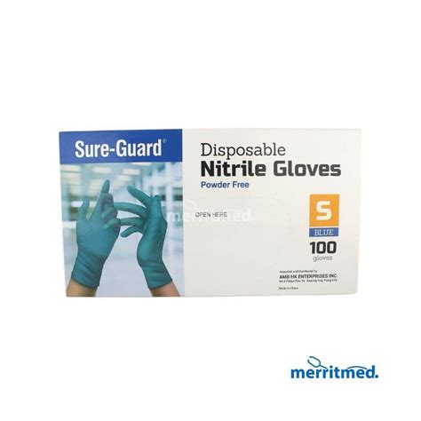 Sure-Guard+ Disposable Nitrile Gloves (Small) | Merritmed PH