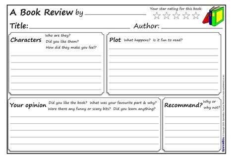 KS2 Book Review | Writing a book review, Book review template, Book report templates