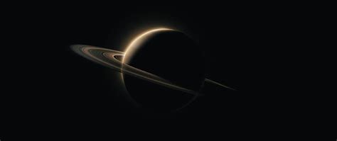 3840x2160px | free download | HD wallpaper: Saturn, dark, black, black background, space, planet ...