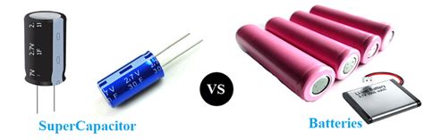 Supercapacitor vs Battery - Comparison and Case Study