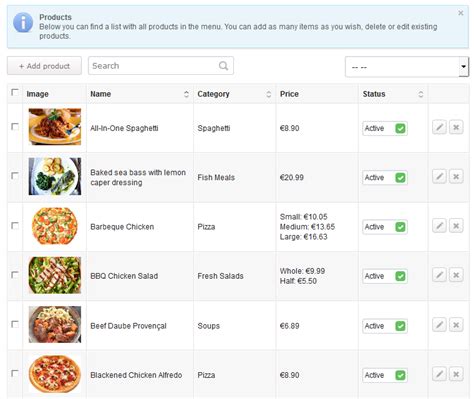 Restaurant Menu Script | PHPJabbers