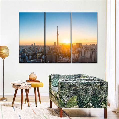 Tokyo Morning Skyline Wall Art | Photography