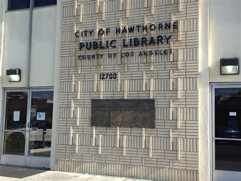 County of Los Angeles Public Library - Hawthorne Library - Libraries ...