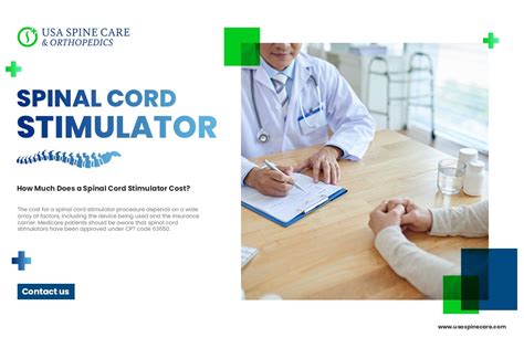 Spinal Cord Stimulator Cost 2021 - USA Spine Care