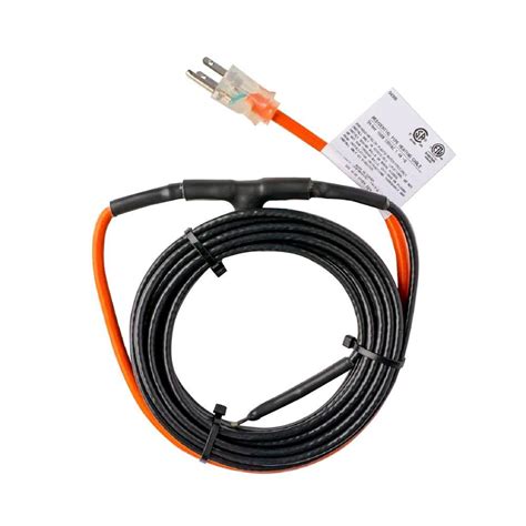 M-D Building Products 30 ft. Pipe Heating Cable with Thermostat-64444 - The Home Depot