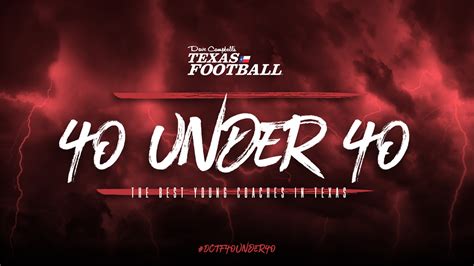 40 COACHES UNDER 40: The Best Young Coaches in Texas in 2023