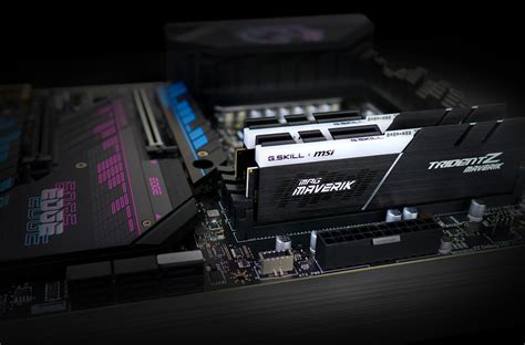 G.SKILL Announces Co-Branded Trident Z Maverik DDR4 Memory Kit with MSI MPG GAMING MAVERIK ...