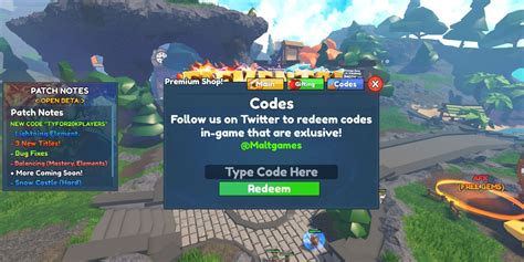 Roblox: Elemental Dungeons Codes