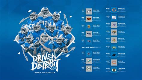 Detroit Lions 2022 Schedule Printable Customize And Print – NBKomputer