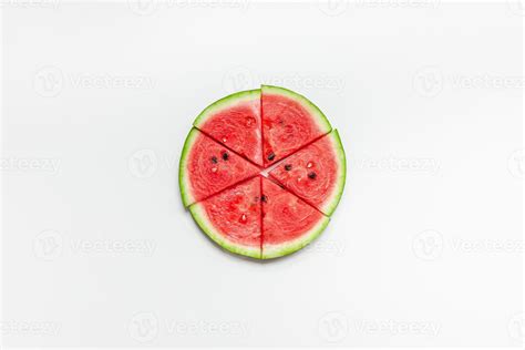 Fresh watermelon slices on white background 10208925 Stock Photo at ...