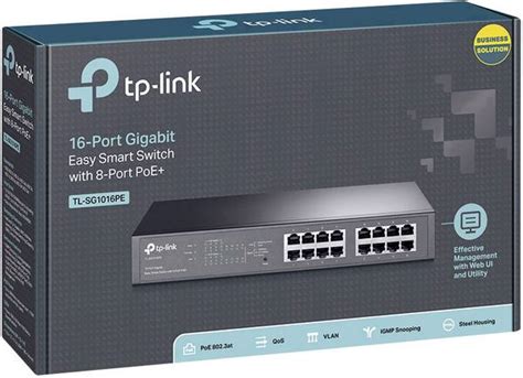 TP-LINK TL-SG1016PE Netwerk switch 16 poorten PoE-functie | Conrad.nl