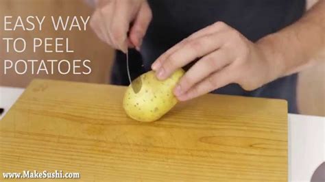 An Incredibly Clever Way to Easily Peel Potatoes