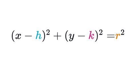 How To Write An Equation In Standard Form For A Circle