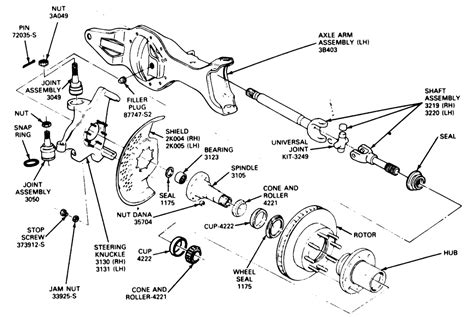 1995 Ford F150 Front Axle Diagram