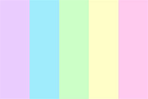 Pastel Name Color Palette