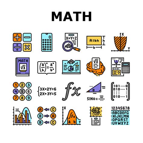 math education school science icons set vector 23862170 Vector Art at Vecteezy