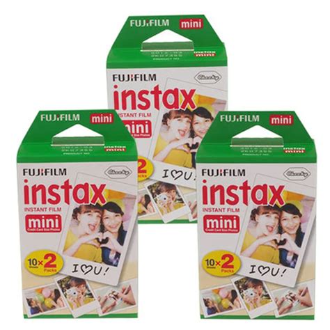 Original Fuji Fujifilm Instax Mini 8 Film 60 pcs White Edge Photo ...