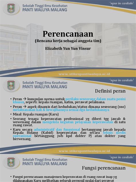 Perencanaan Kerja Sebagai Anggota Tim | PDF