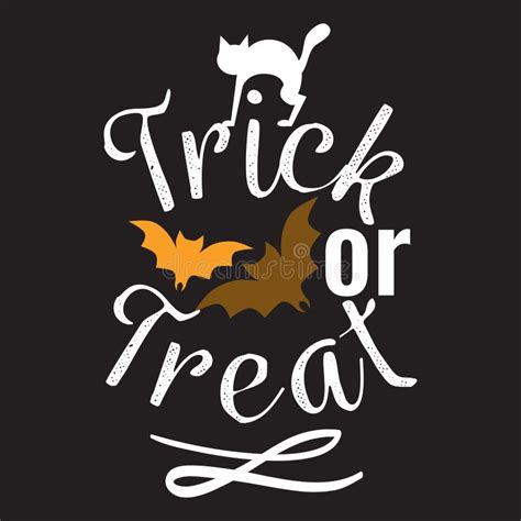 Trick or Treat Happy Halloween Logo Sign Stock Vector - Illustration of logo, element: 127215565