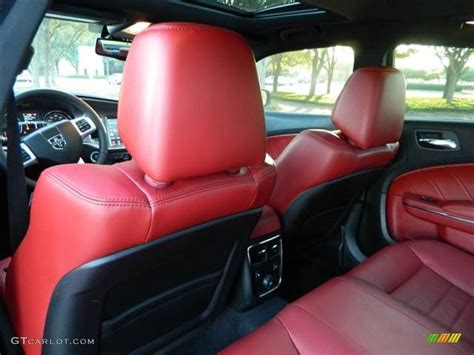 Black/Red Interior 2012 Dodge Charger R/T Plus Photo #74286964 | GTCarLot.com