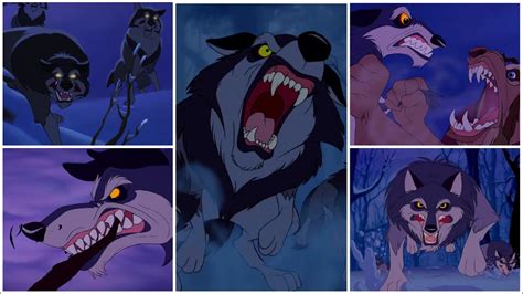 [Beauty and the Beast] The Complete Animation of The Wolves - YouTube