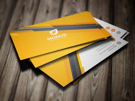 Awesome Corporate Business Card Design Template – Graphic Mega ...